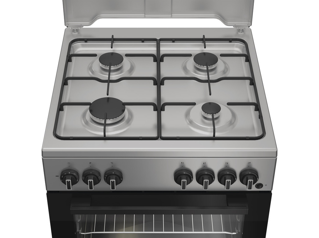 FOGÃO A GÁS NATURAL INDESIT I6G3PMS INOX 60CM