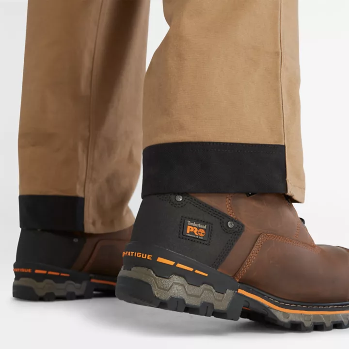 Macacão Timberland PRO Ironhide Flex para homem, na cor amarela.