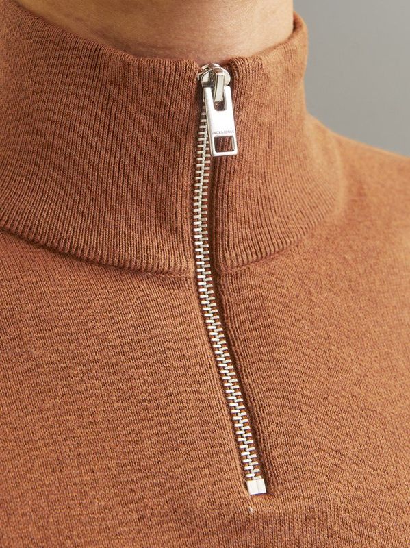 Jack & Jones - Schipperstrui - Cognac Bruin - Viscose Mix