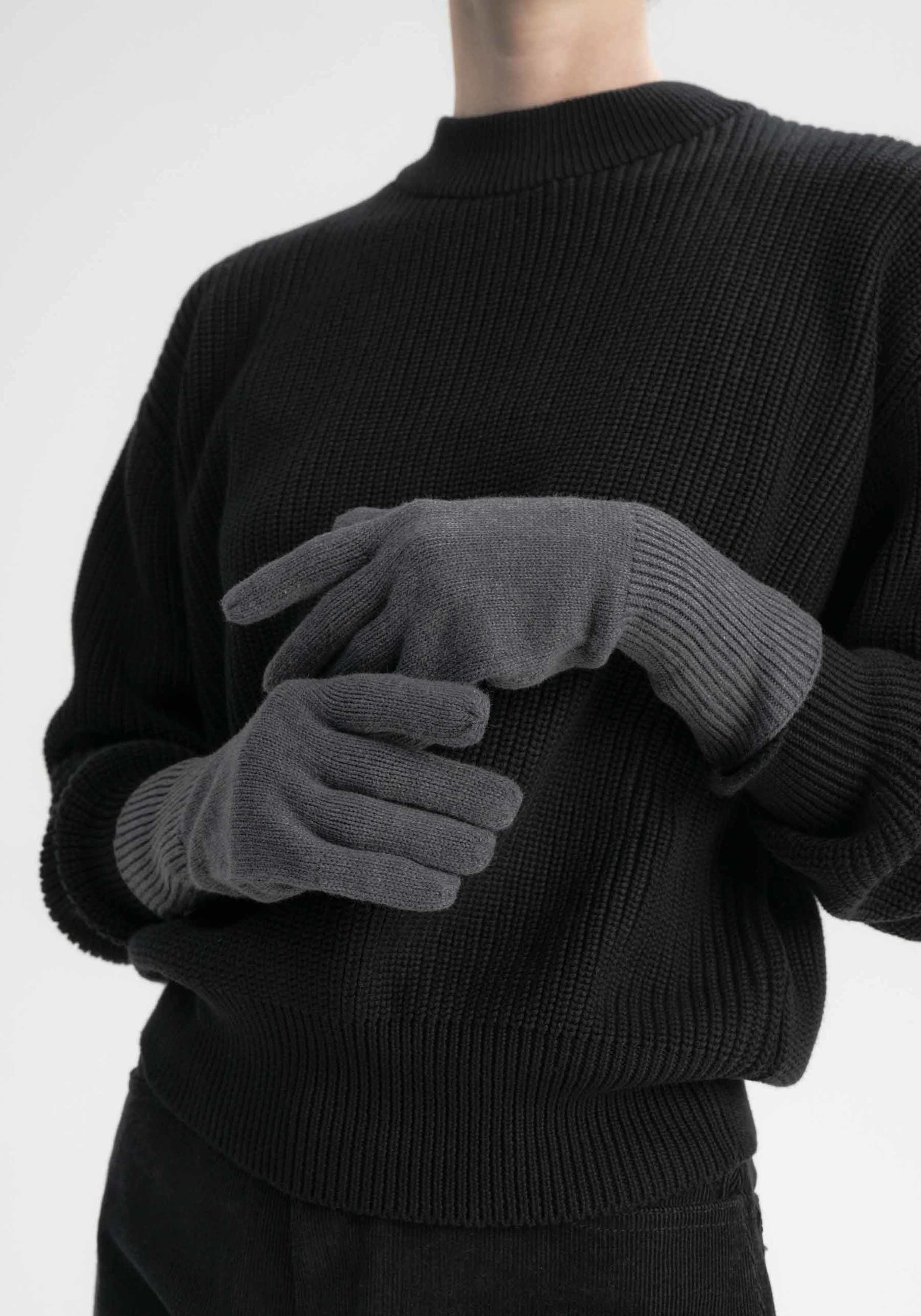 Mela Handschuhe Rishi Anthrazit Melange