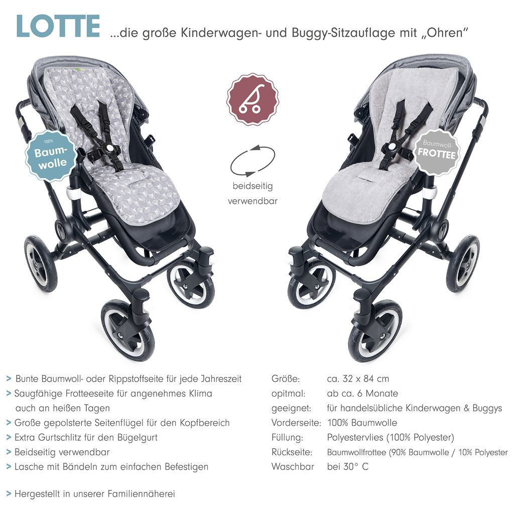 Liebes von PriebesLiebes von Priebes   Sitzauflage Lotte ginko platin