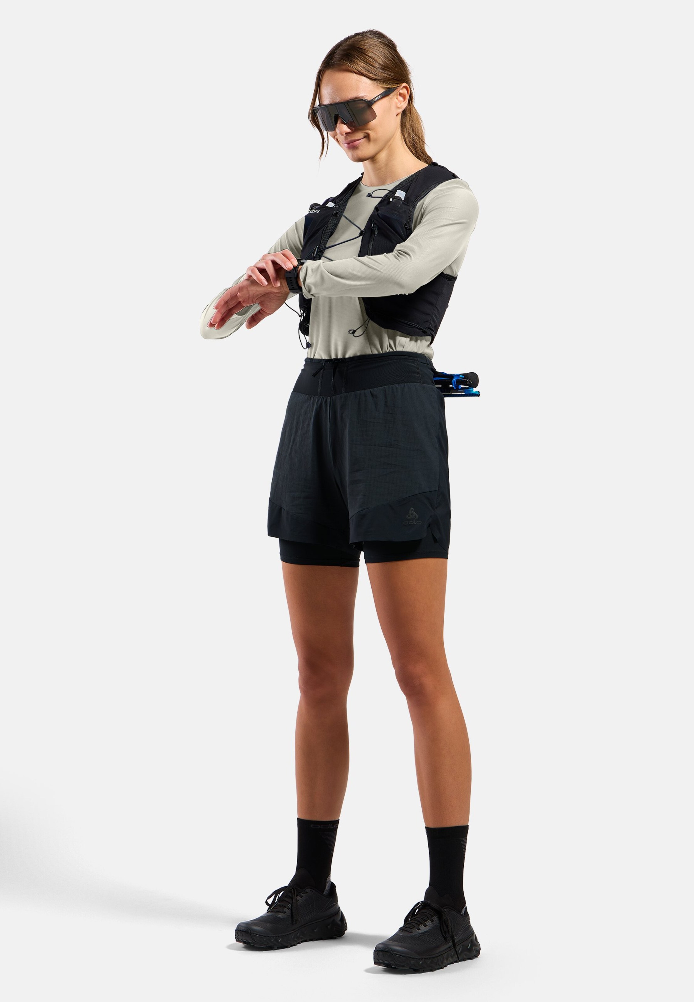 Zeroweight Chill-Tec Langarm-Laufshirt 2.0 in agate gray