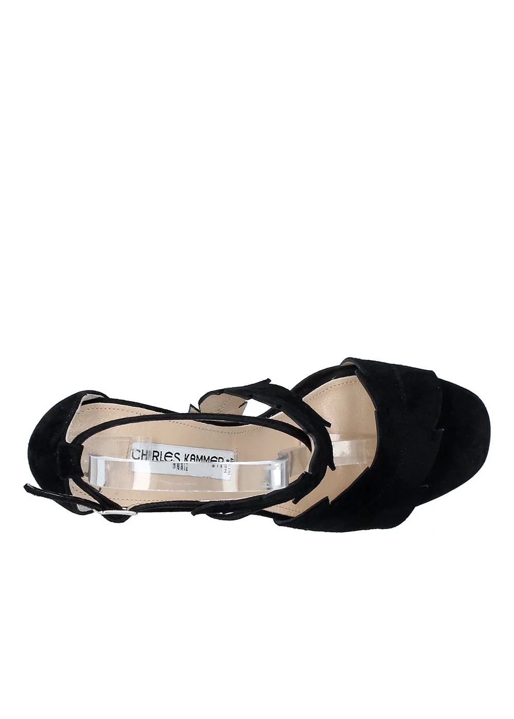 SANDALE REMBRANDT VELOURS NOIR