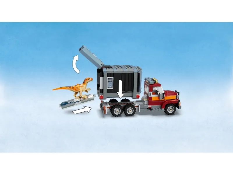 LEGO Jurassic World 76948 T. rex og atrociraptor på dinosaurflugt