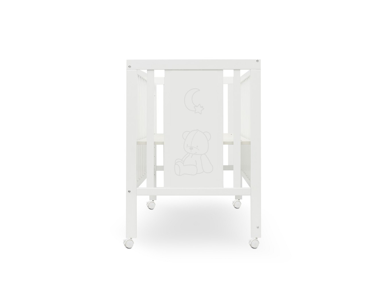 CAMA BRANCA INTERBABY TRANSFORMÁVEL 60X120CM
