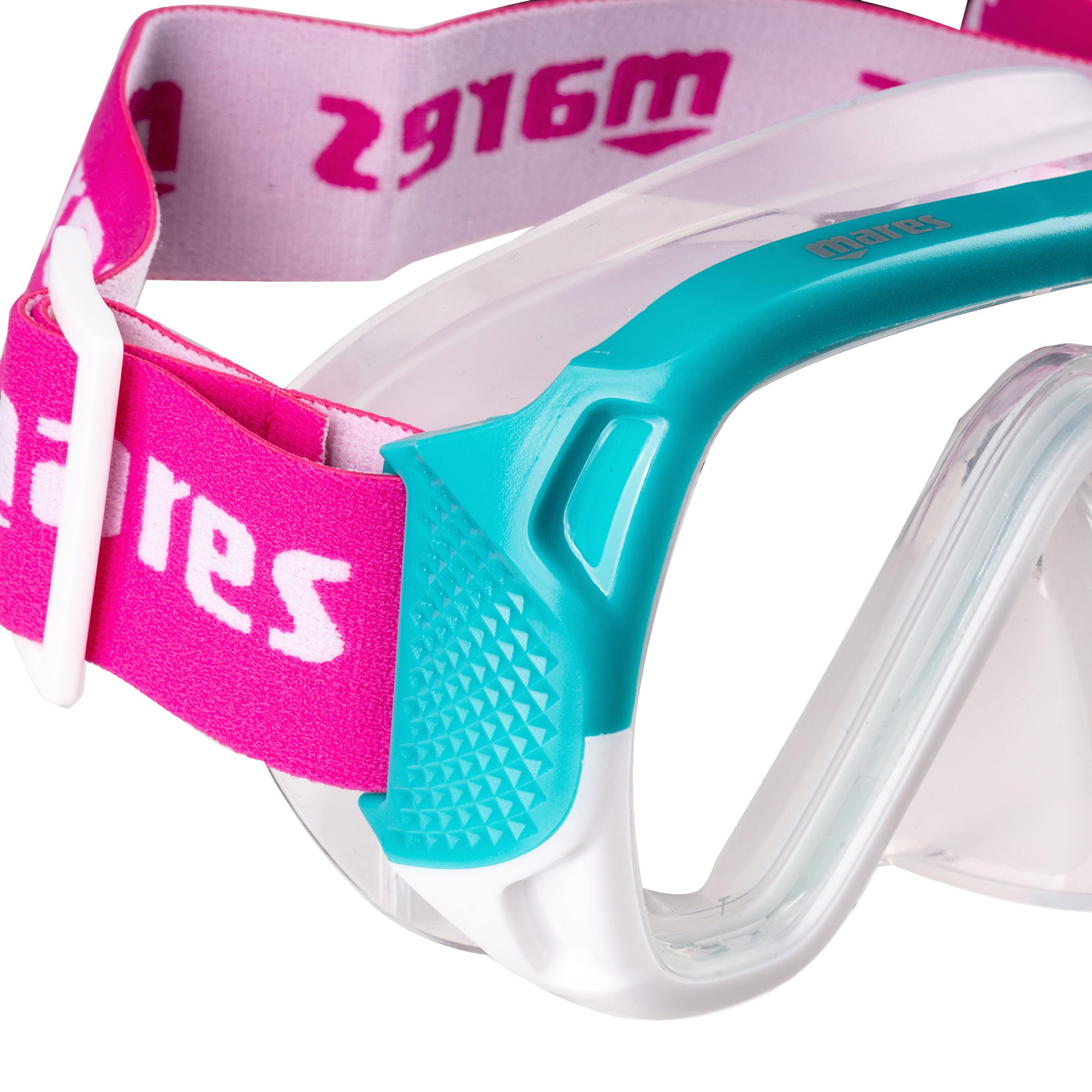 Mares Keewee Combo Jr. Schnorchelset Kinder aqua white clear