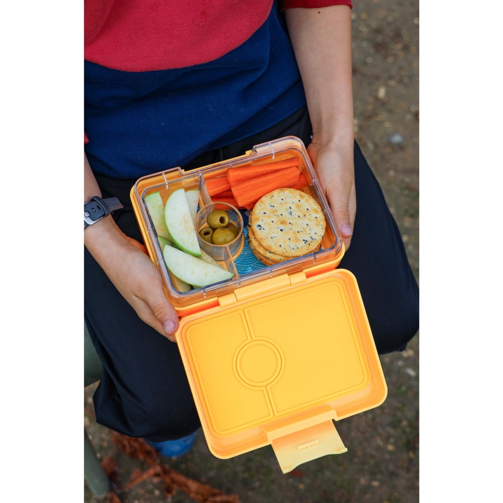 Køb Yumbox Yoyo Yellow / Shark Tray Snack Size Bento Madkasse