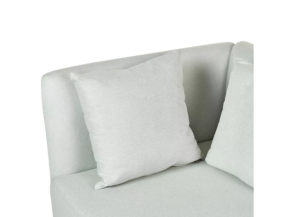 Divan côté droit en tissu vert menthe RIOM