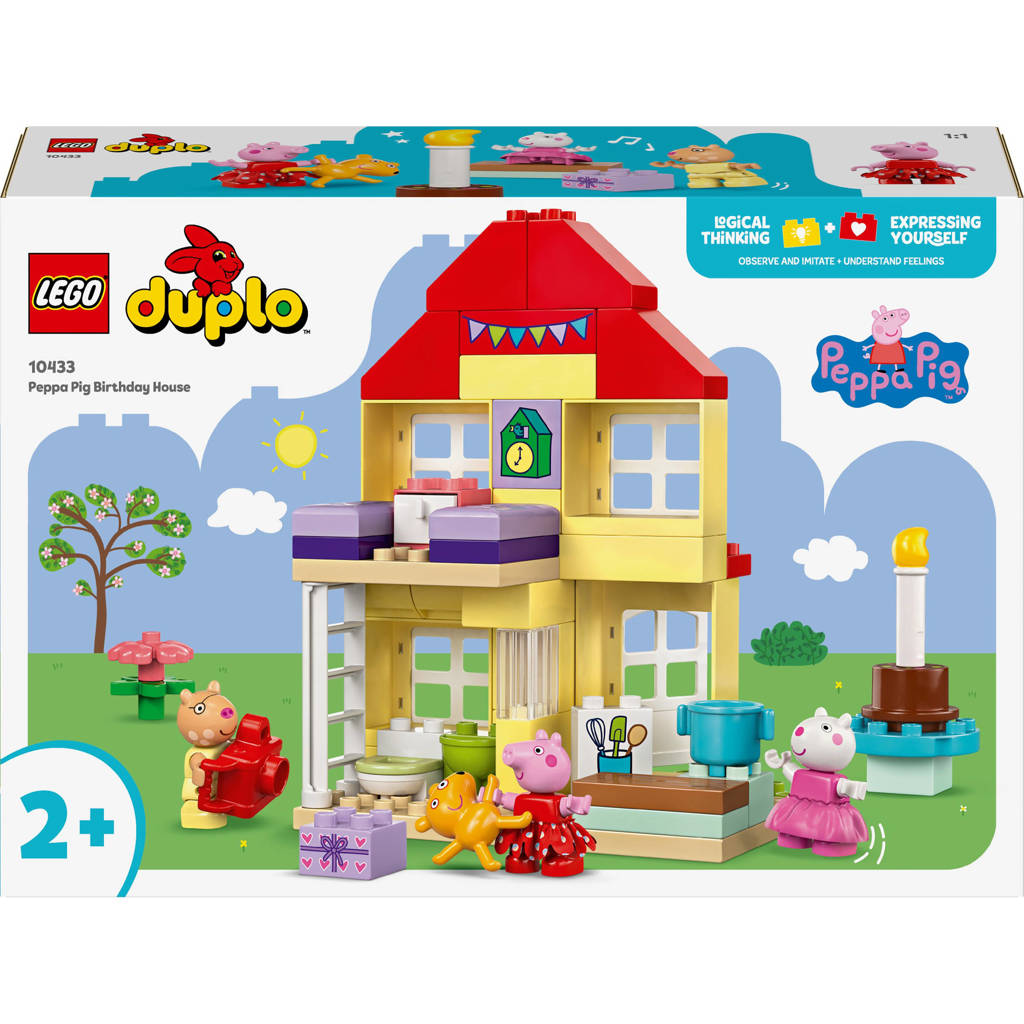 Wauw, heel leuk speelgoed!Peppa Big verjaardagshuis 10433