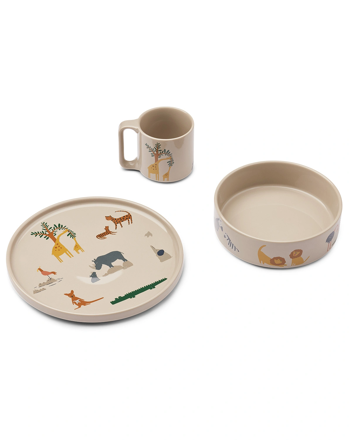 Geschirrset CAMREN - ALL TOGETHER 3-teilig in sand