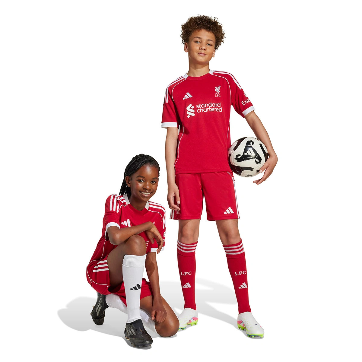 Calções adidas Liverpool FC Primeiro Equipamento 2025-2026 Criança