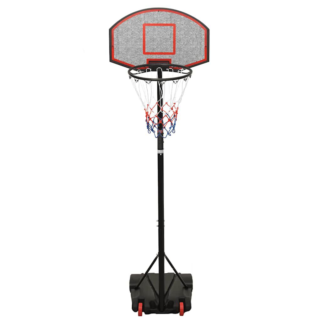 vidaXL Basketbalstandaard, zwart, 216-250 cm, polyethyleen