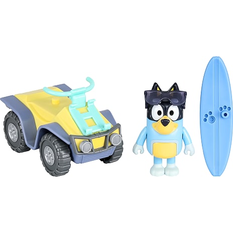 Bluey legesæt med Bandit og strandbuggy