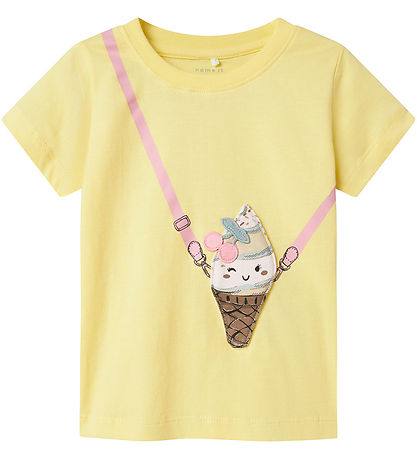 Name It T-Shirt - NmfJola - Lemon Baiser