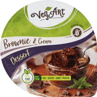 VegArt Brownie & Cream Dessert 130 g