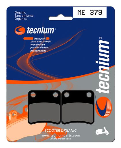 Plaquettes de freins Tecnium Scooter organique - ME379