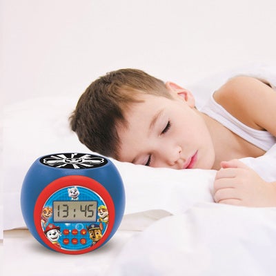 Paw Patrol Projector Alarm Clock Vekkeklokke