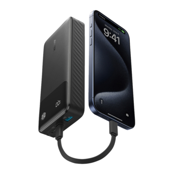 Anker powerbank snelladen 20.000 mAh zwart