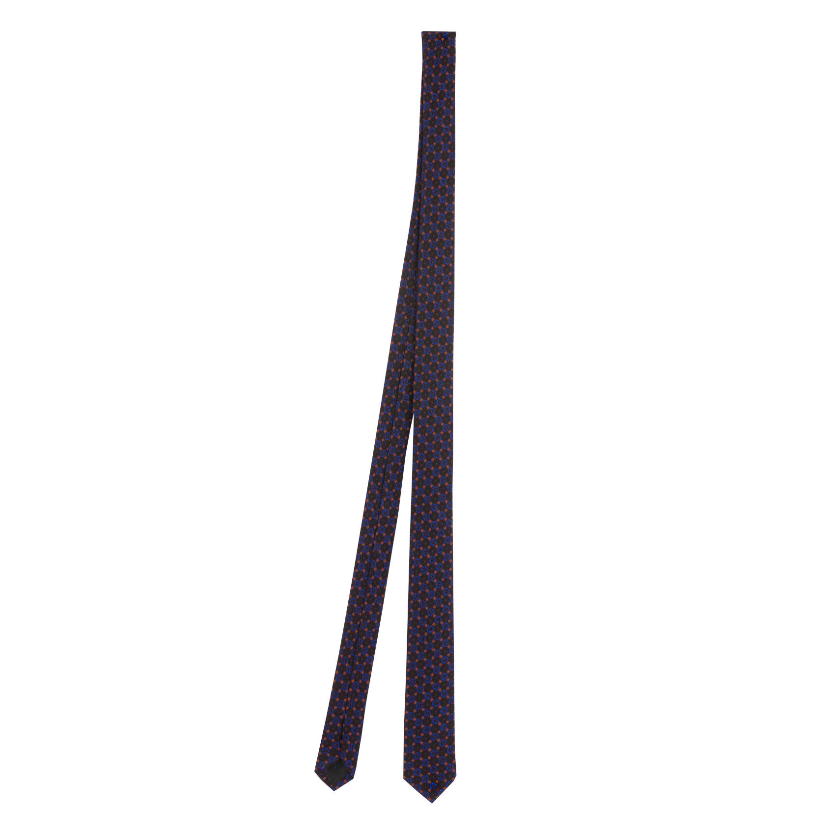 DJANGO - Cravate pointue jacquard | Noir