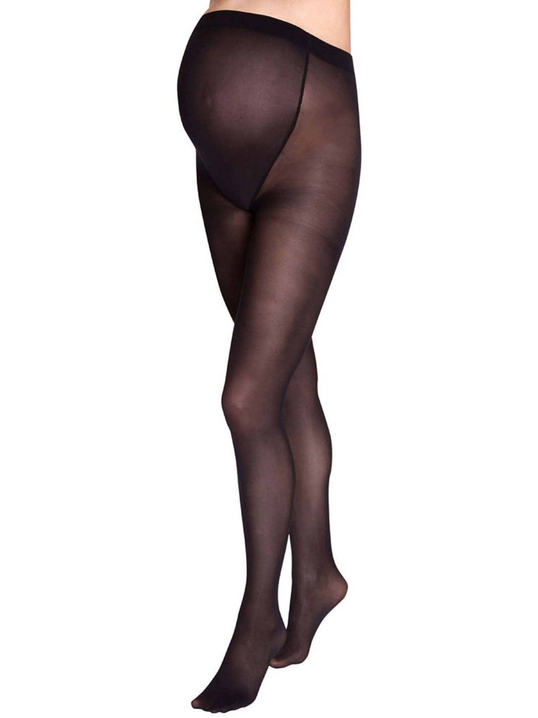 JoJo Maman Bébé 50 Denier Supersoft Maternity Tights Black