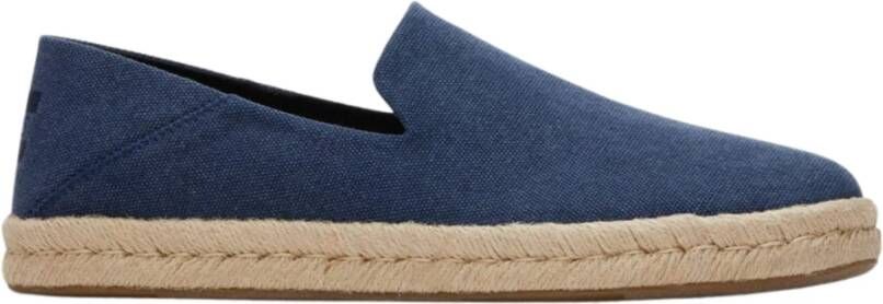 TOMS Instappers Heren Santiago Heren Maat: 45 Materiaal: Canvas Kleur: Blauw