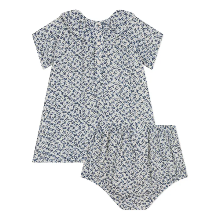 Petit Bateau Ensemble Robe Meilleure Naoshima | Bleu