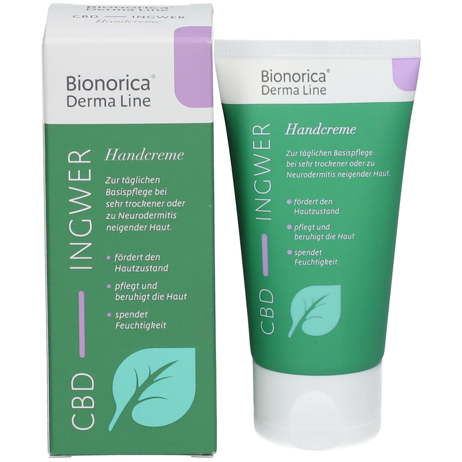 Bionorica® Derma Line CBD Ingwer Handcreme