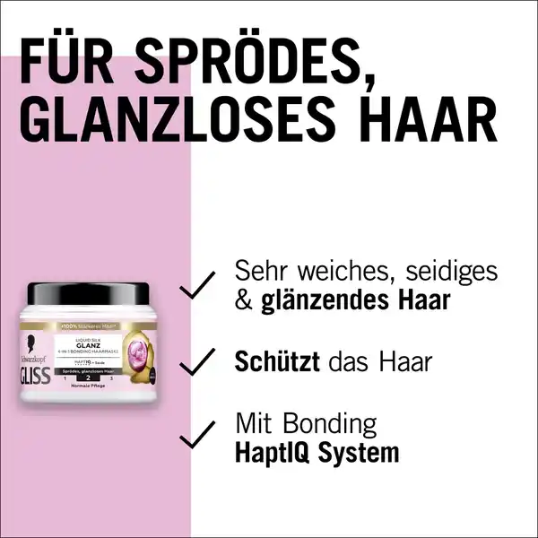 Liquid Silk Glanz 4-in-1 Bonding Haarmaske