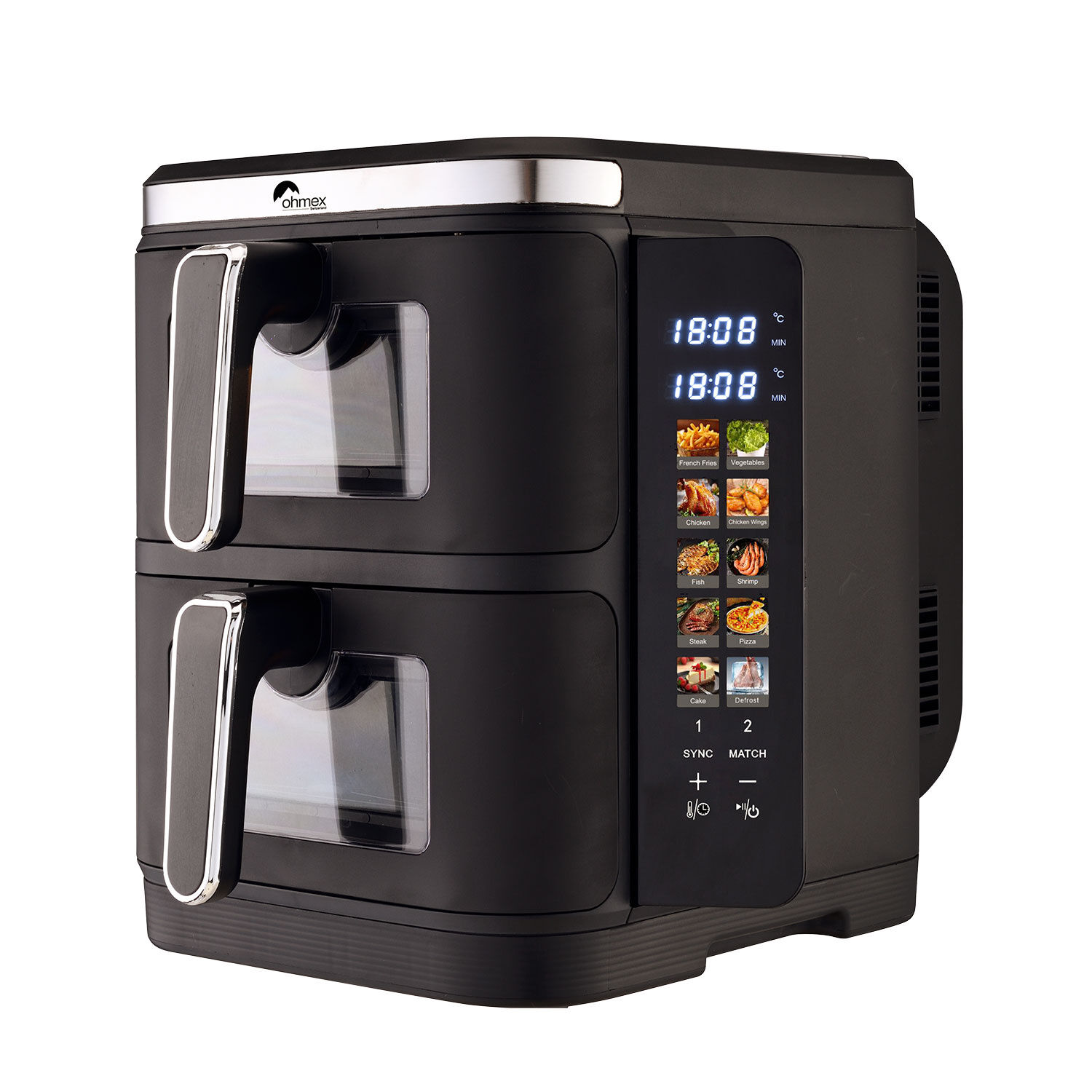 Ohmex Doppelter Air Fryer