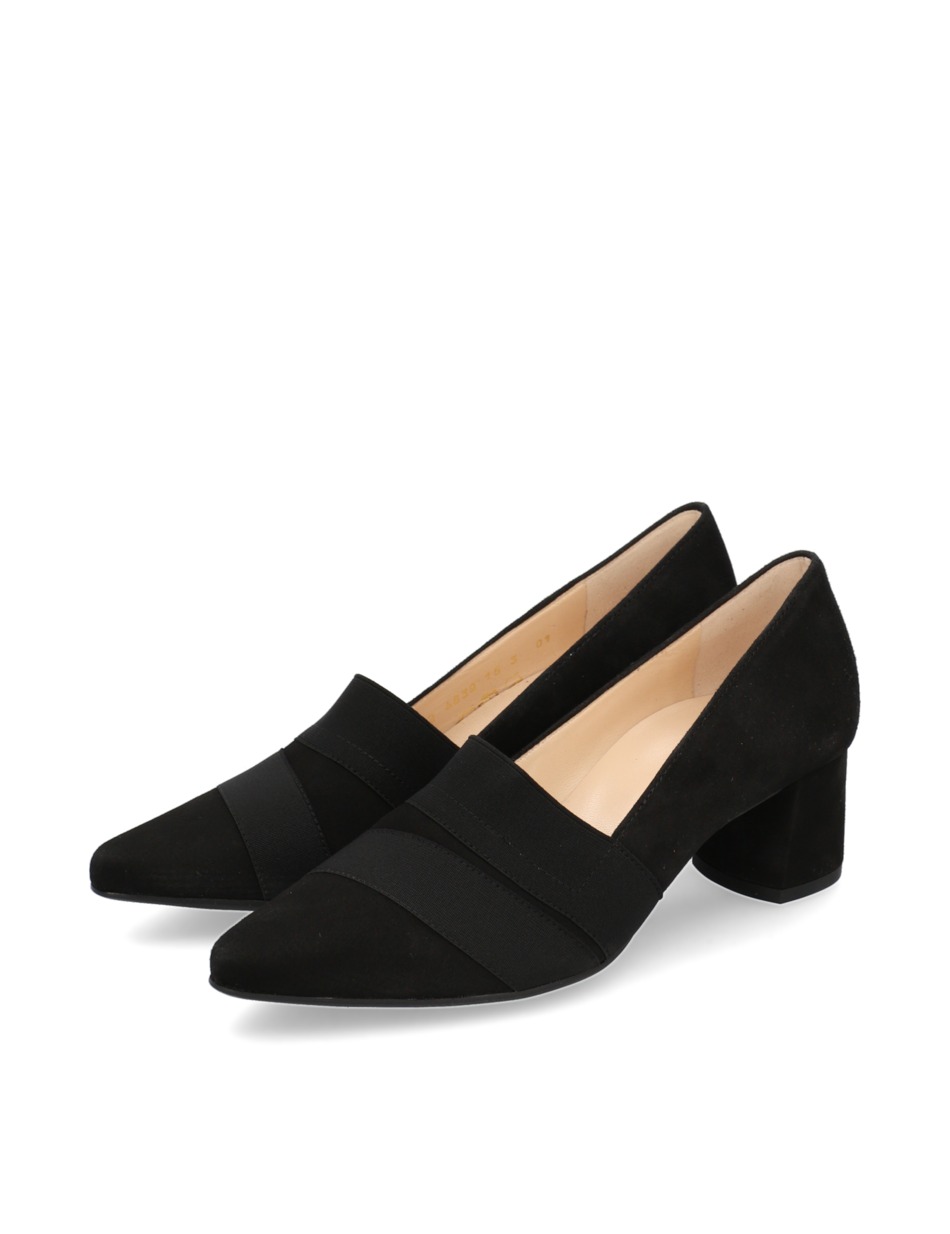 Veloursleder Pumps