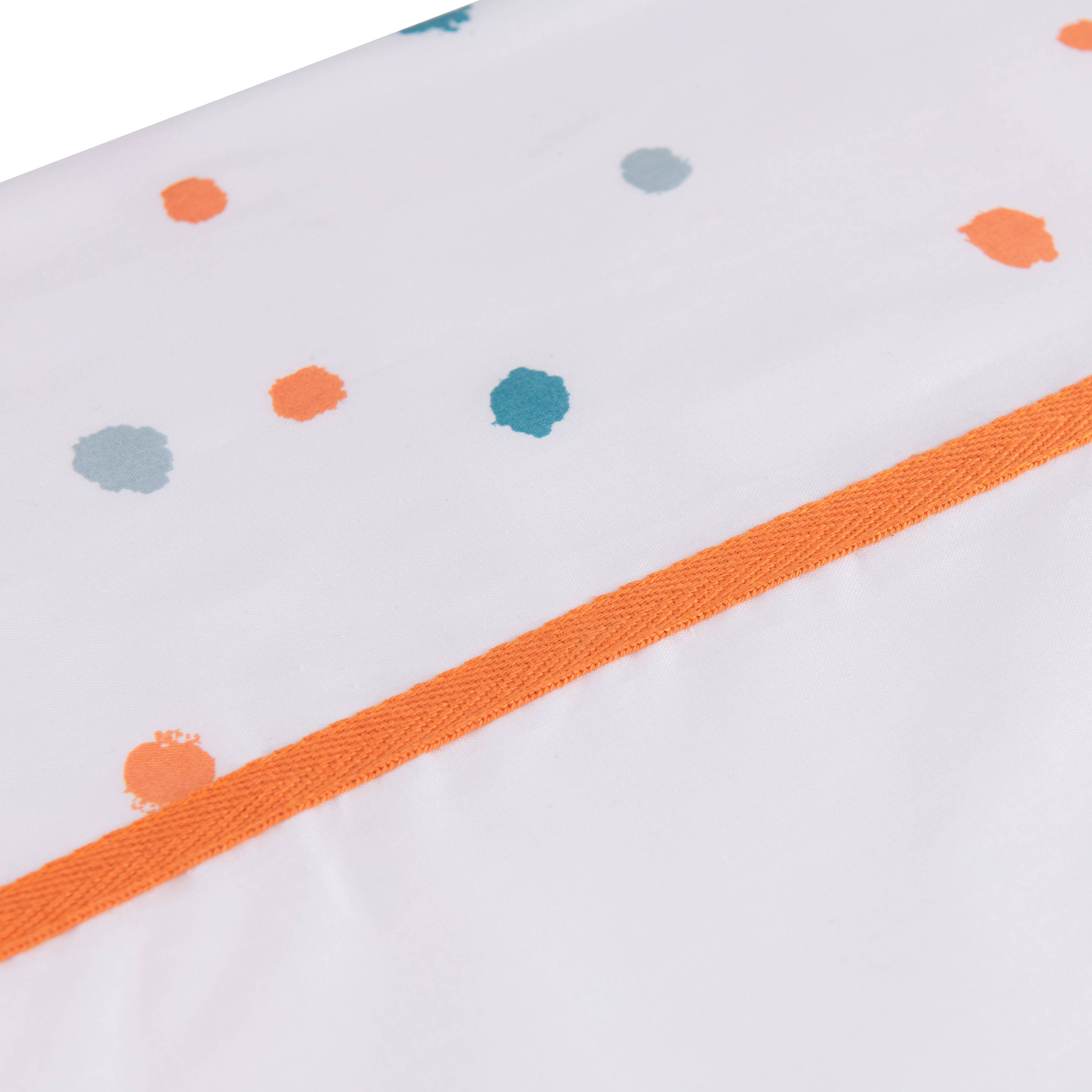 Briljant Baby Africa baby wieglaken wit/blauw/oranje