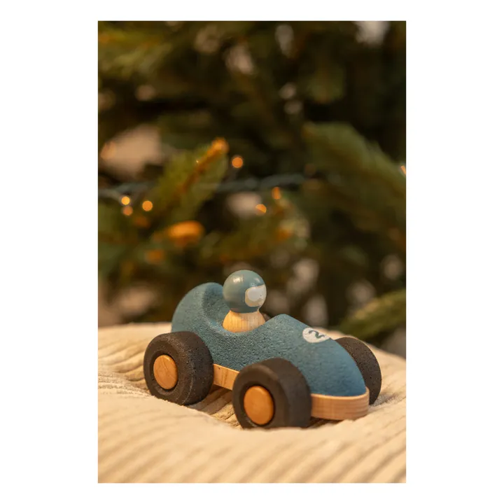 Korko Voiture de course en liège | Bleu