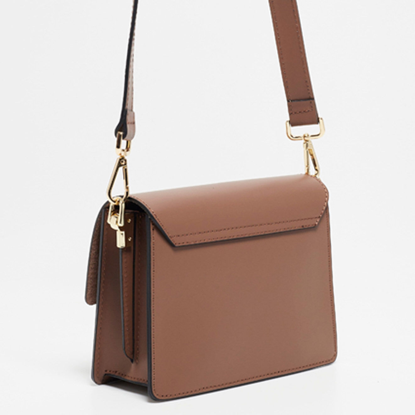Christian Laurier Sac à main en Cuir Emma camel  - 28x19x9.5 cm