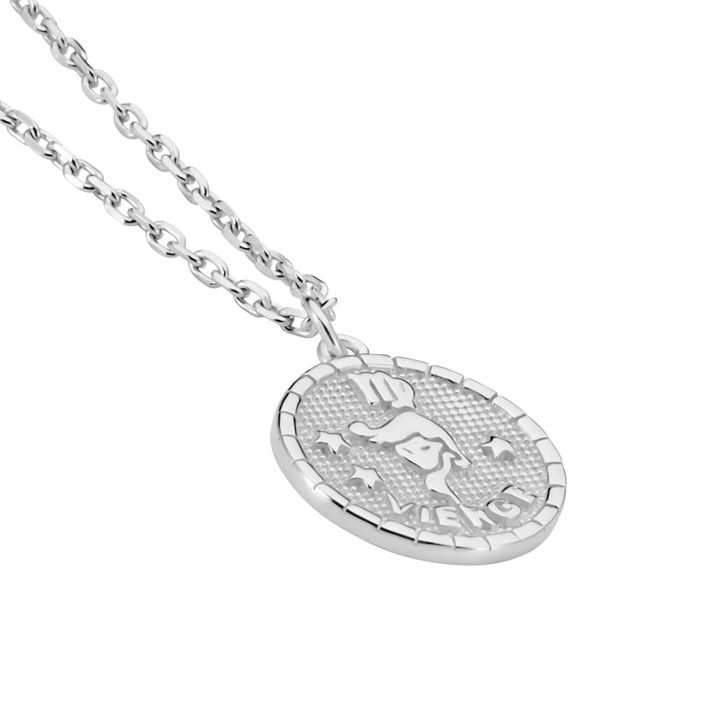 Collier Argent Blanc Hosni