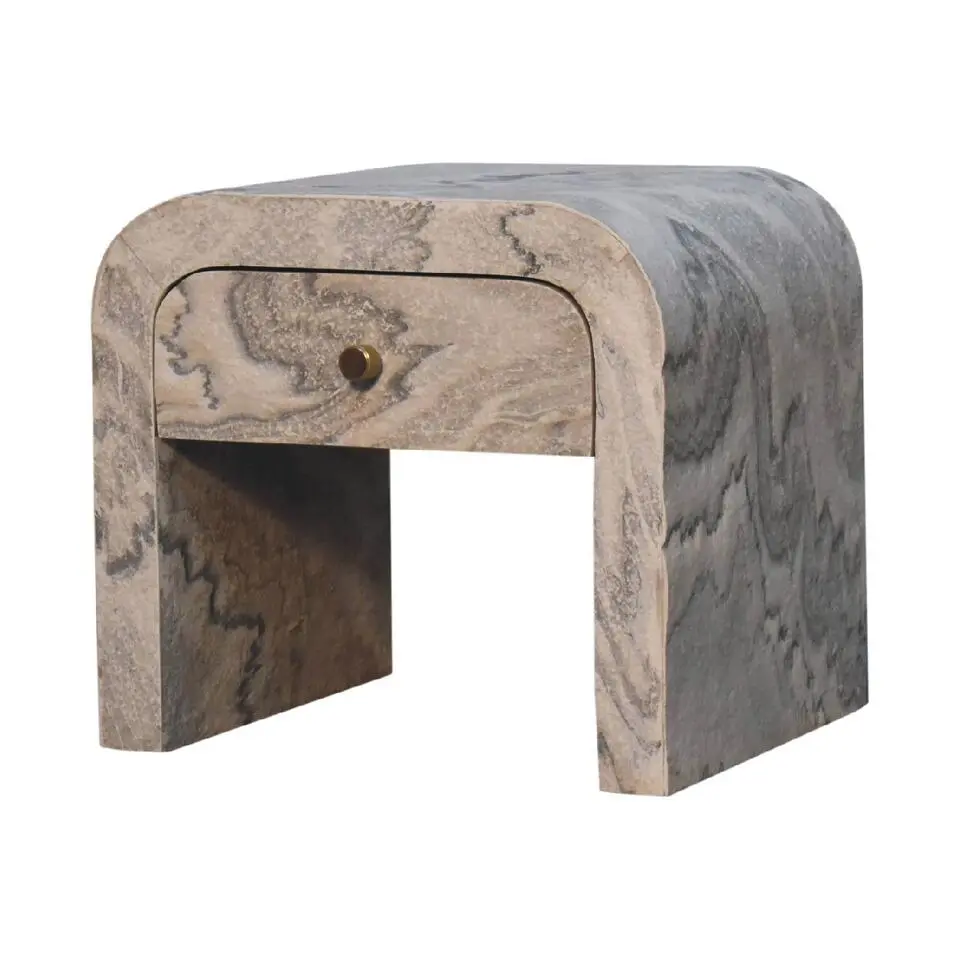 Artisan Furniture Solid hout Nouveau Nachtkastje