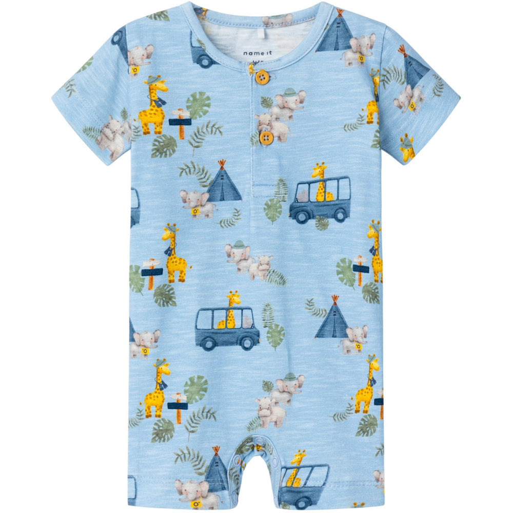 Køb Name It Chambray Blue Hobin Sommerdragt