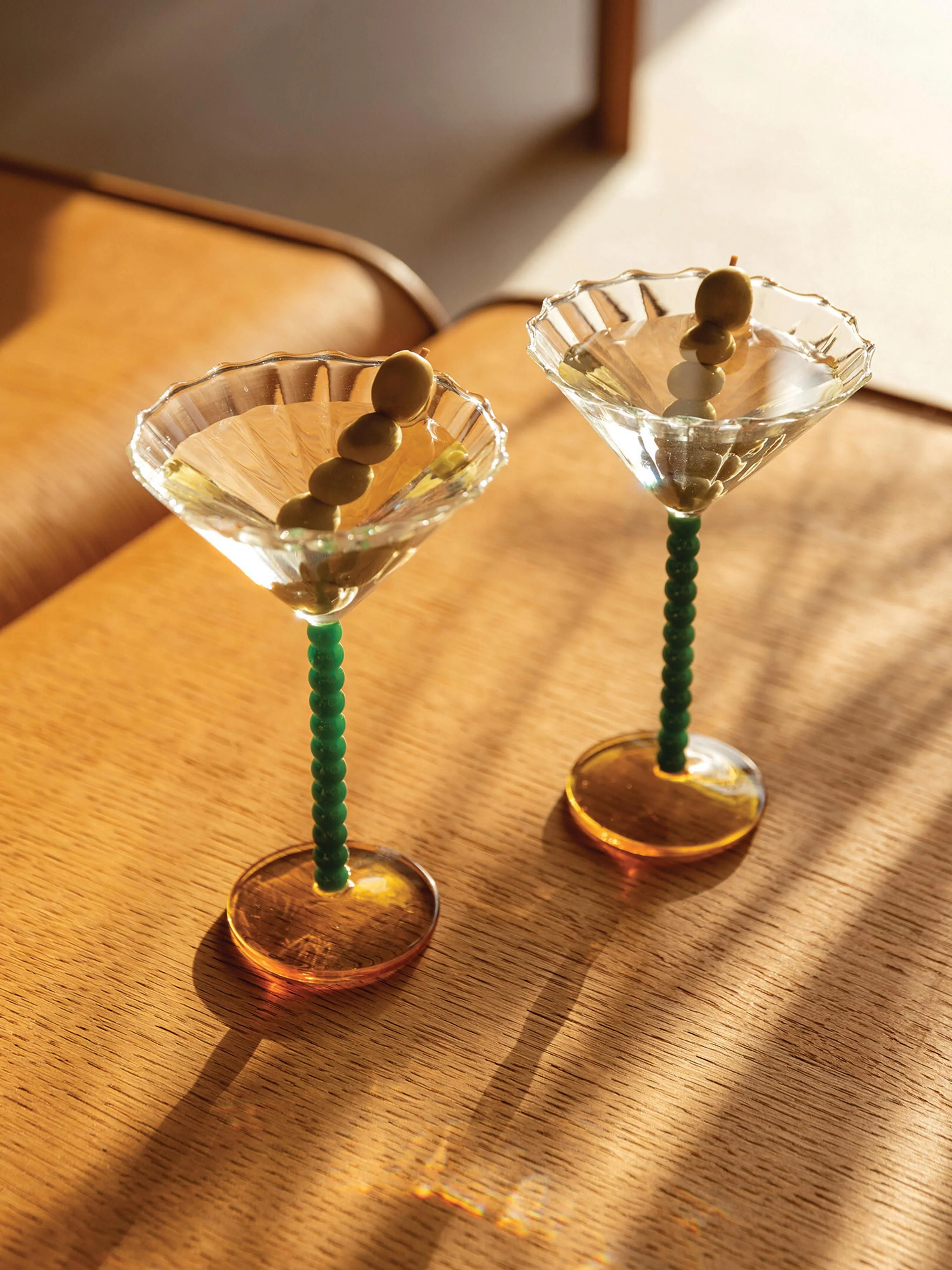 Cocktailglazen Perle van borosilicaatglas, 2-delig