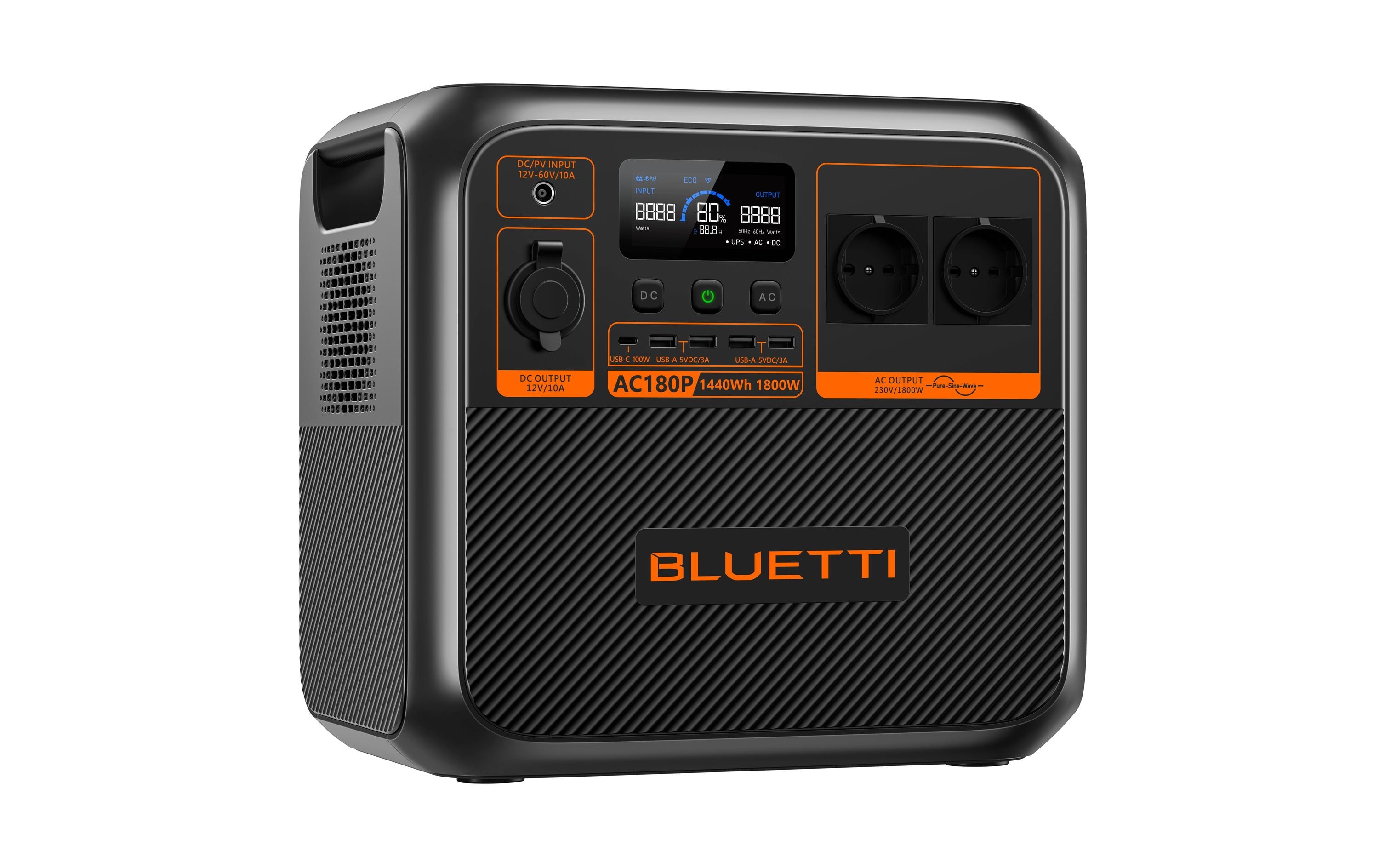 Power Station AC180P 1440 Wh<br>Tragbare Powerstation für Notfälle und Outdoor