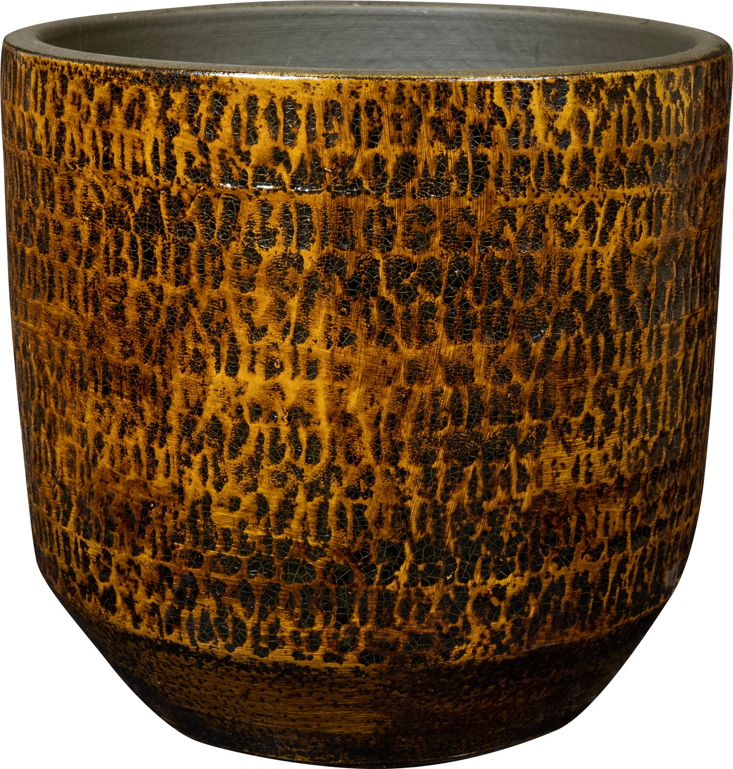 TS bloempot Sanna bruin D 22 H 19 cm