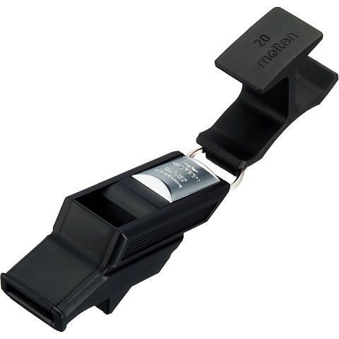 Molten Valkeen Sifflet d'Arbitre Professionnels Flip Grip - Noir/Argenté