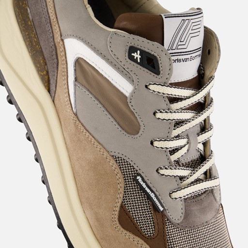 Floris van Bommel Noppi 18.31 Sneakers bruin Suede
