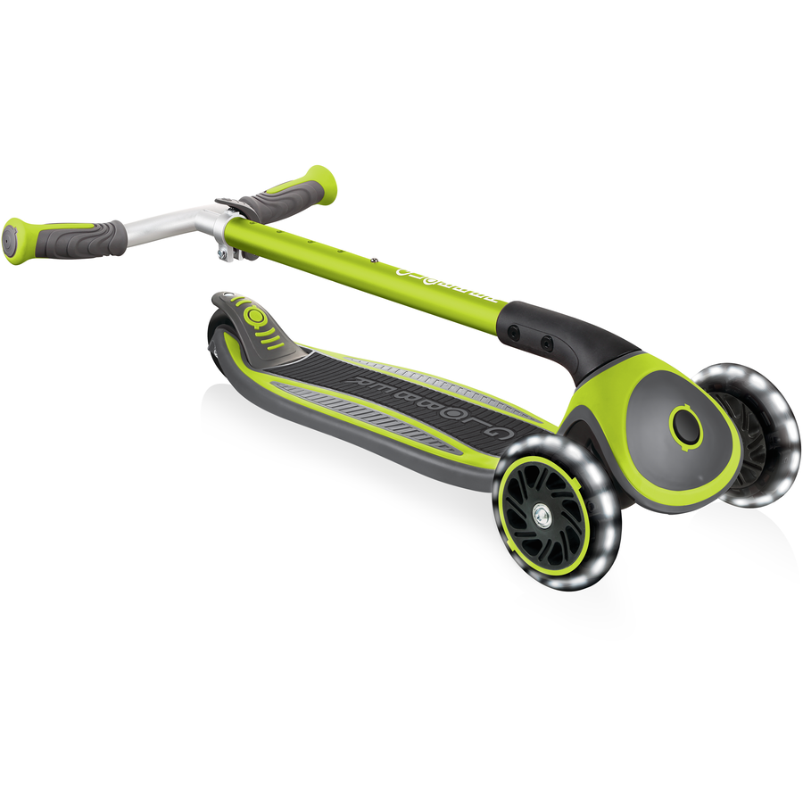 GLOBBER MASTER LIGHTS lime grün, mit Leuchtrollen