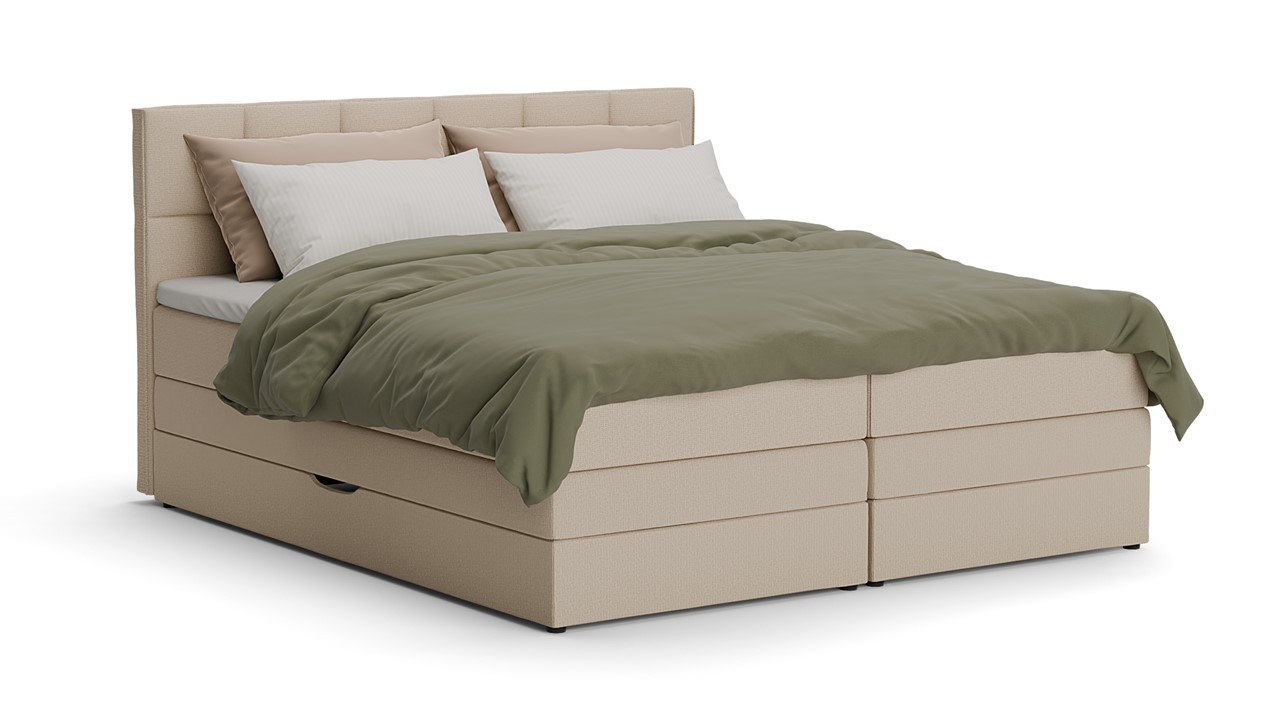 Opbergboxspring Jade - Bold touch natural