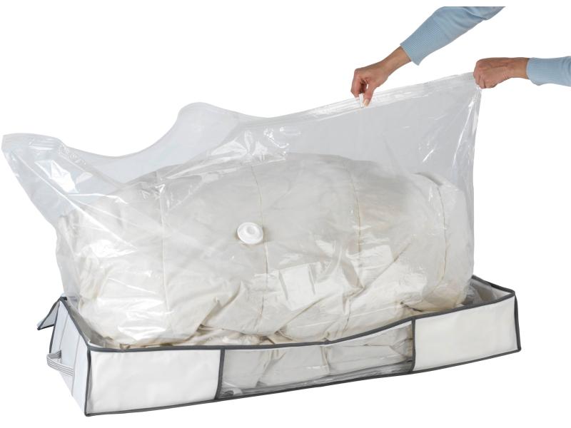 Wenko Vakuum-Tasche Soft Box XL 45 cm x 105 cm, 1 Stück Vakuum Box