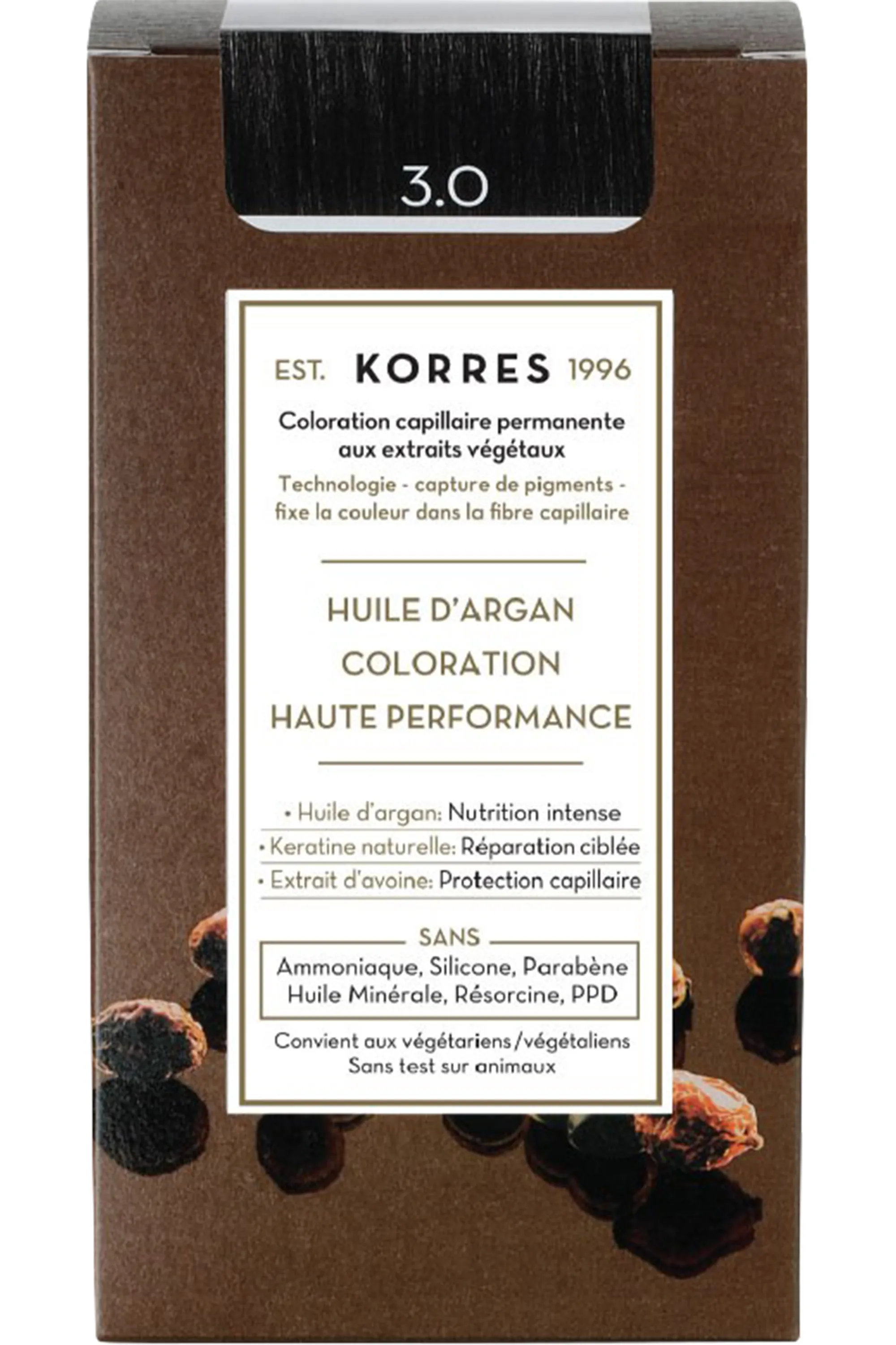 Korres Coloration permanente huile d’argan