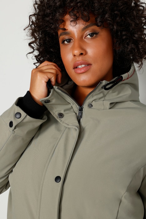 Softshelljacke, 3x-Funktion, Kapuze, Zipper, Komplettfutter