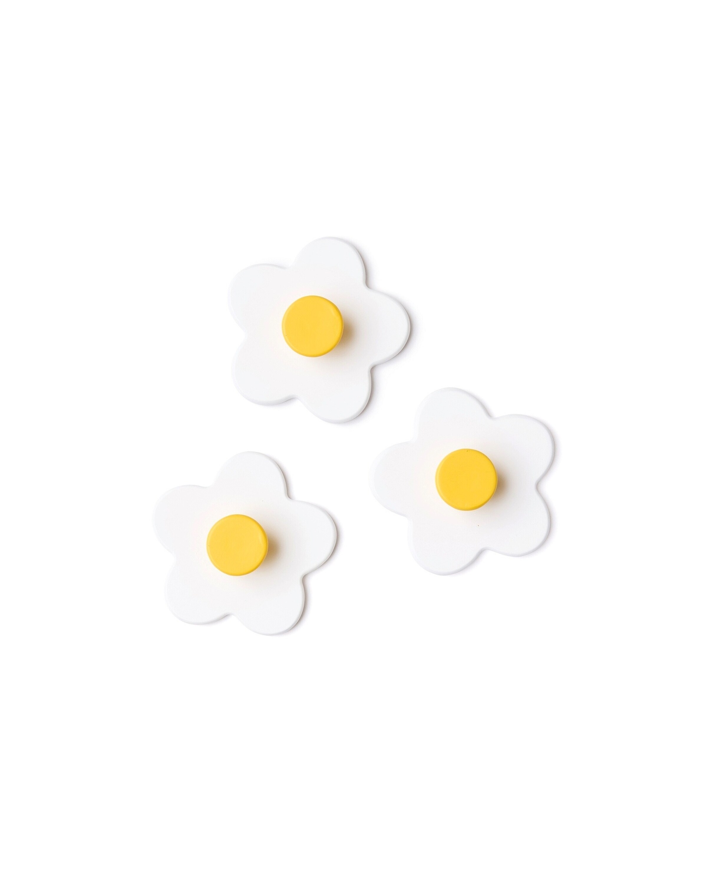 Kids Concept Hakenset 3er-Pack Blume weiss