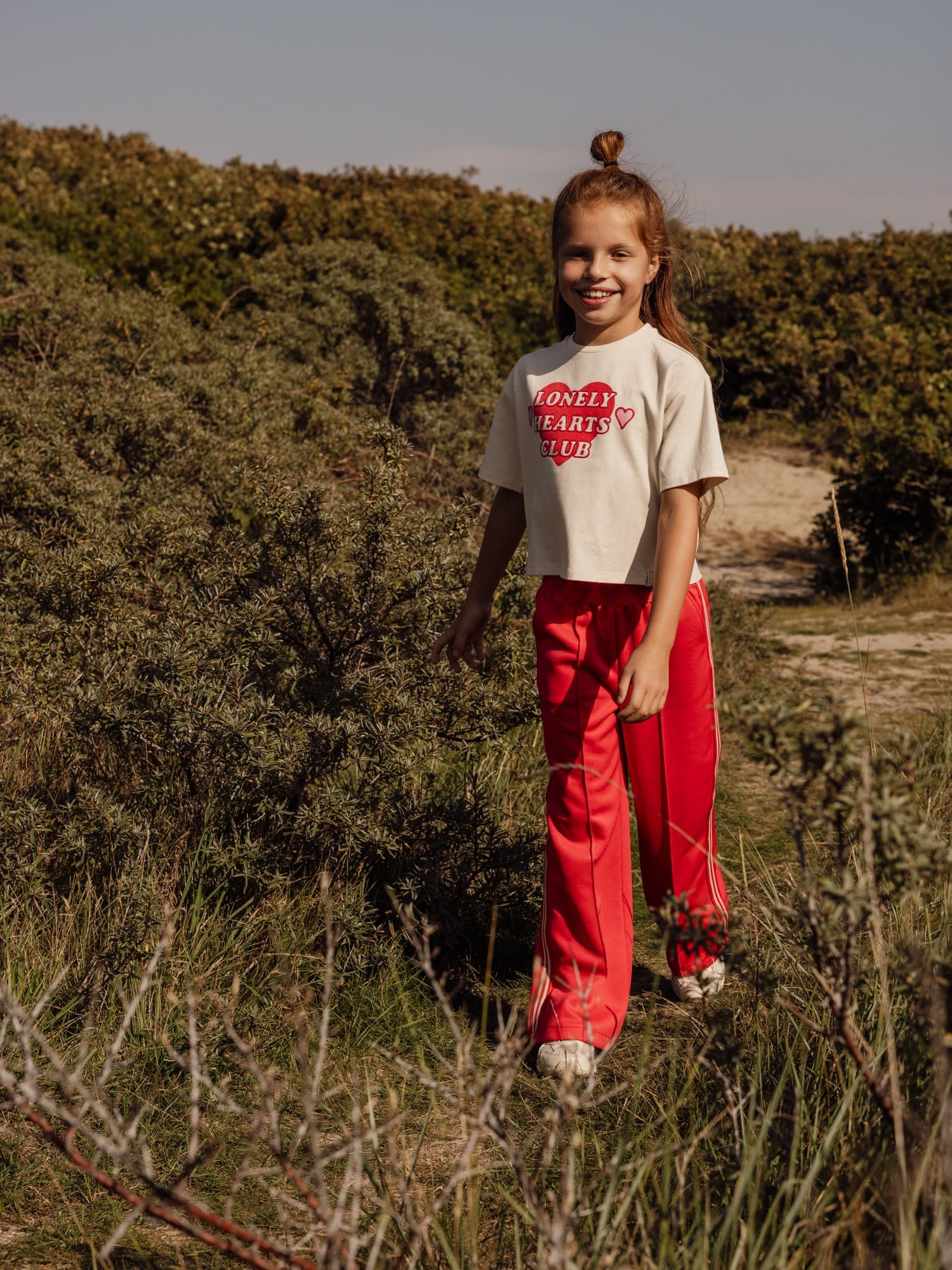 Looxs Looxs little sporty sweat pants poppy red