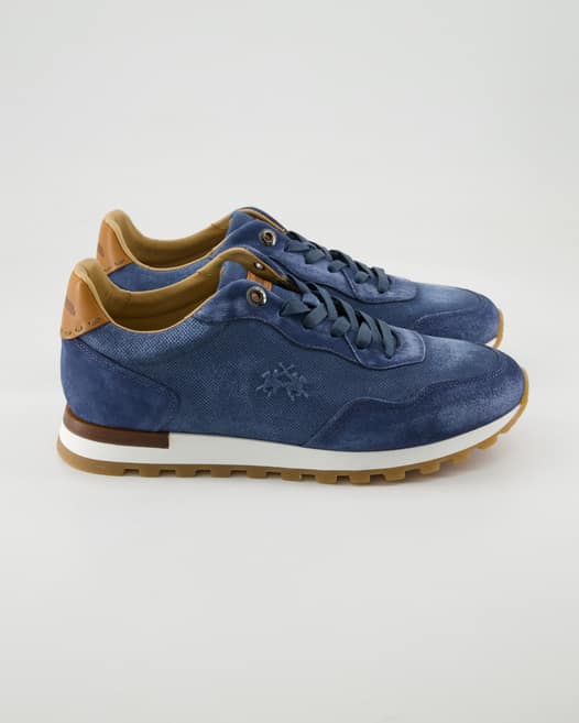La Martina LFM251.041.3100 Sneaker in Blau