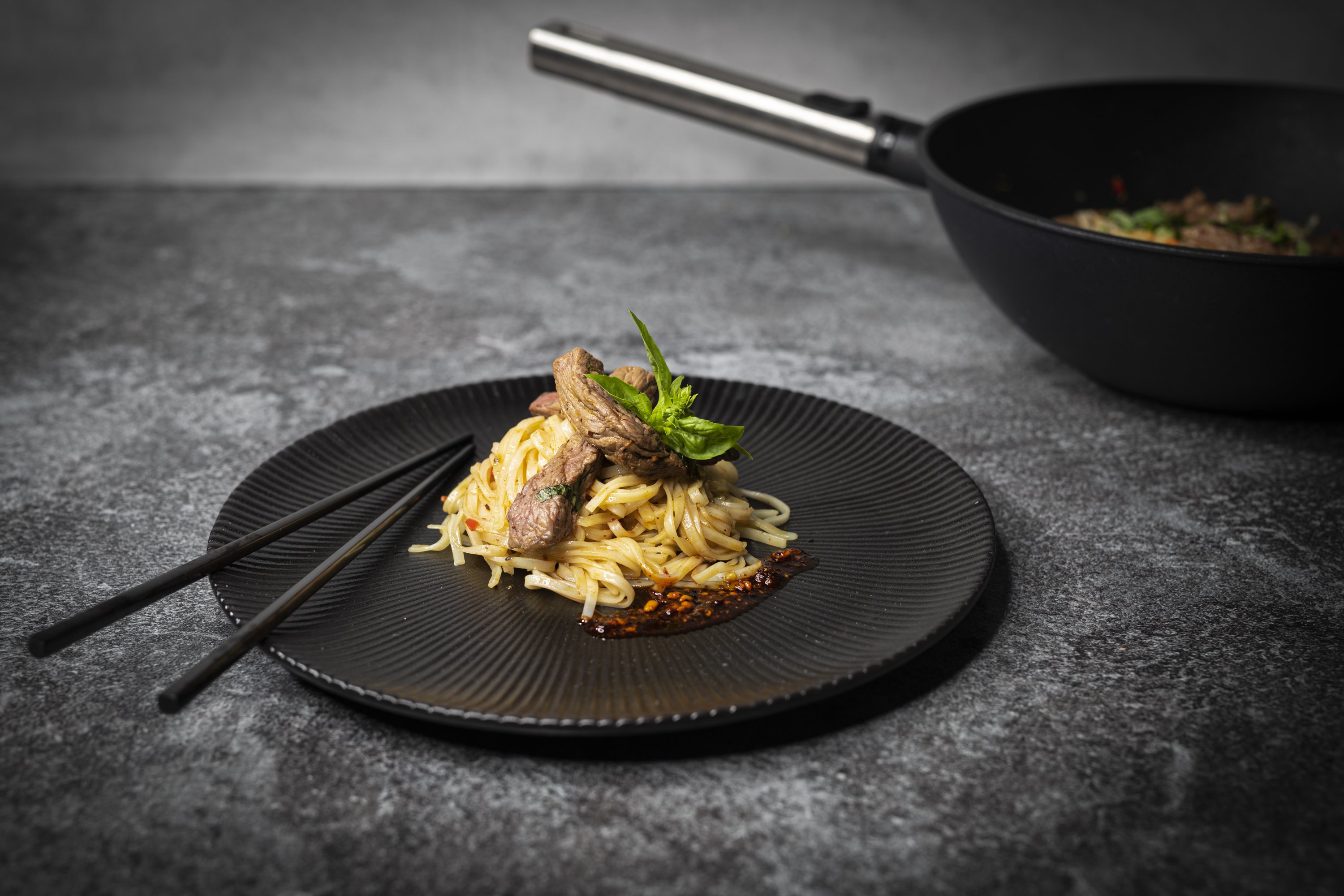 Logic XR Guss-Wok- und Rührpfanne - Größe: 24 cm